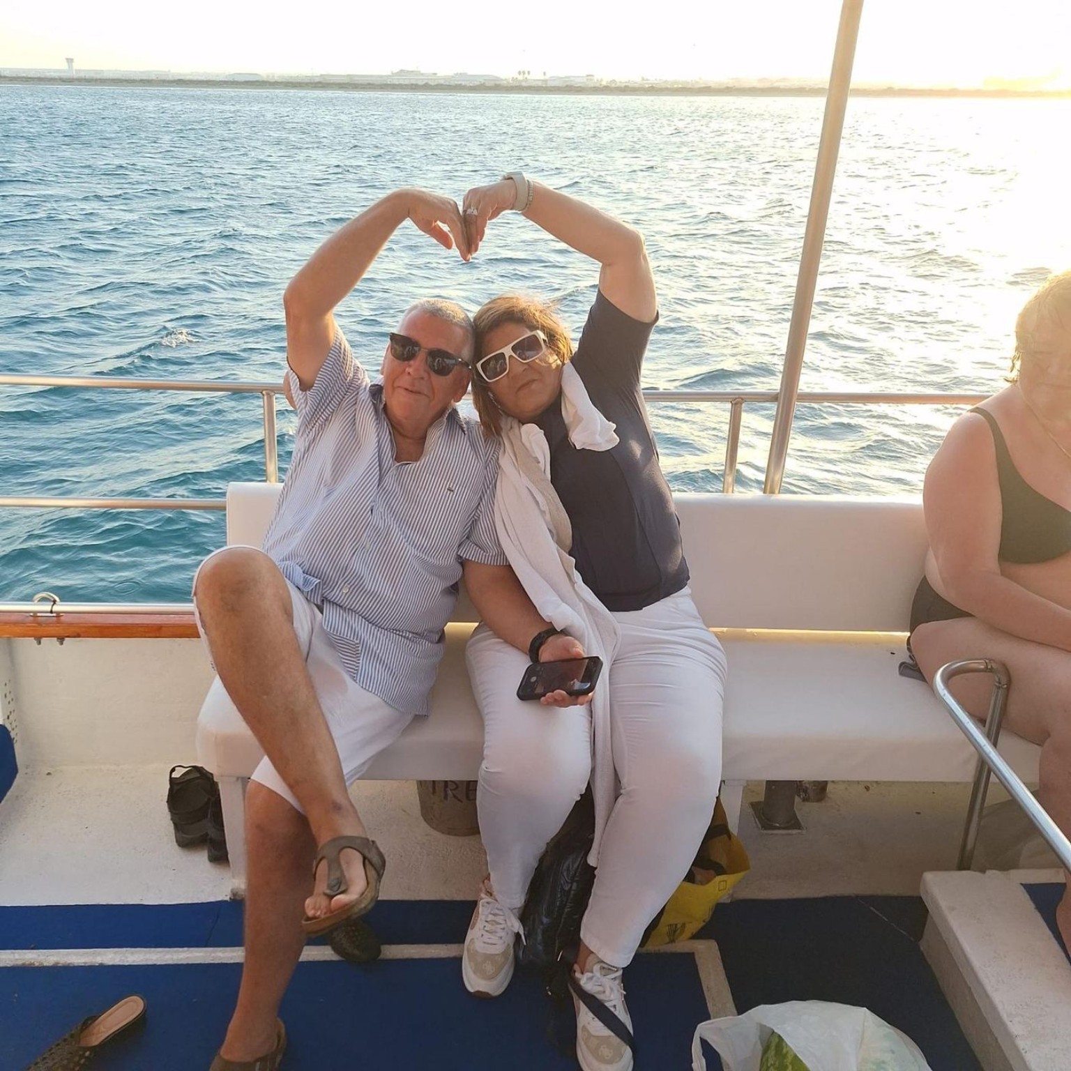 Rotarians on a yacht