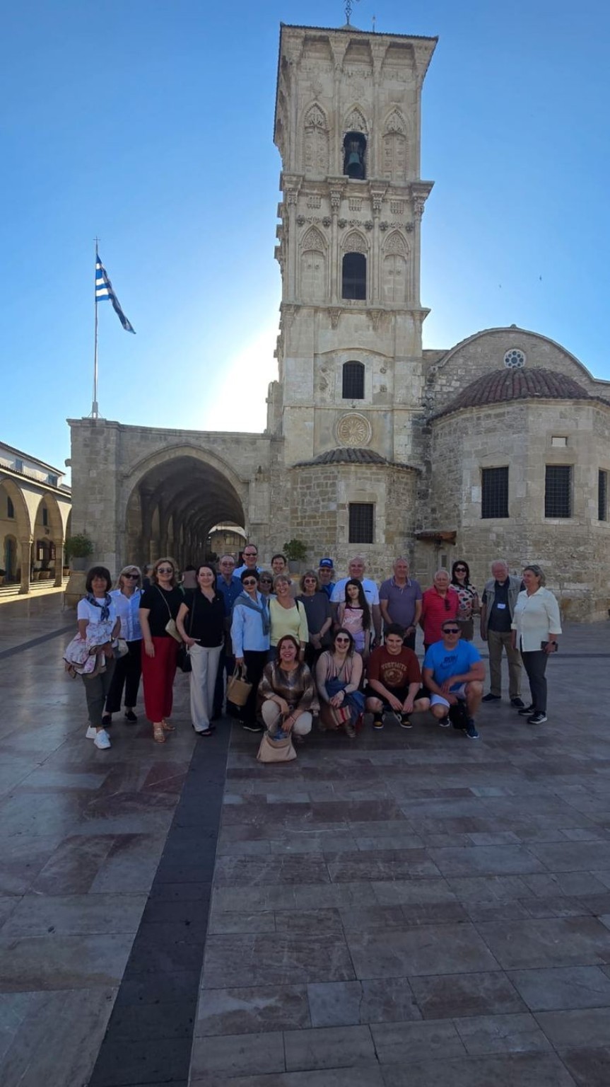 Rotarian group at Saint Lazarus Church